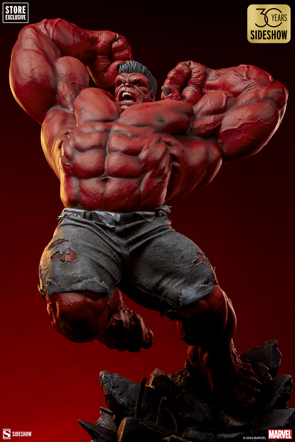 Pre-Order Marvel Red Hulk Thunderbolt Ross Premium Format Retailer Exclusive